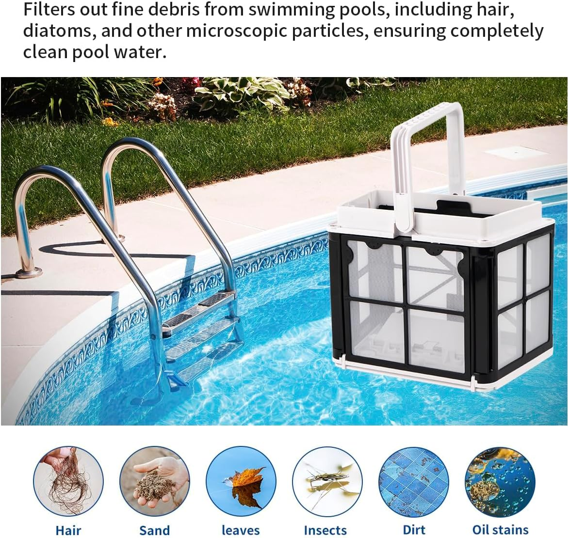 Wuyan Ultra Fine Filtration Basket Compatible with Dolphin Robotic Pool Cleaners,For S50, S100, Active 10, Active 15, Echo, Encore, Solo,Part Number: 9991459-R1 image number 3