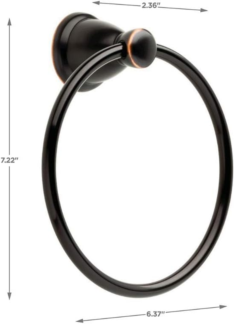 Franklin Brass Kinla 5-Piece Bath Hardware Towel Bar Accessory Set, Oil Rubbed Bronze - Satin Nickel image number 4