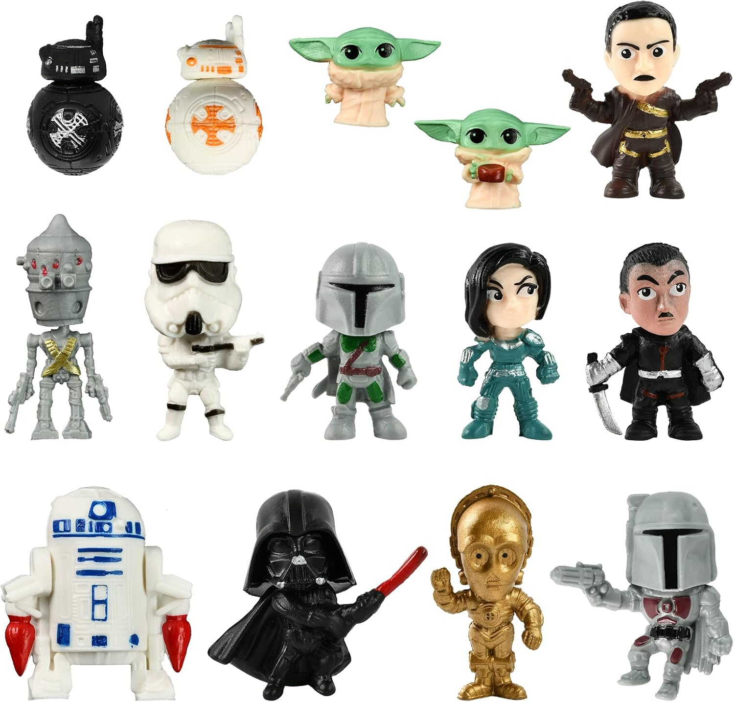 Figures, Pack of 14 Children'S Birthday Cake Decorations, Cake Decoration Birthday Boy, Cake Decoration, Birthday Cake Topper, Party Supplies for Boys Birthday Decorations (14 Pieces) image number 2