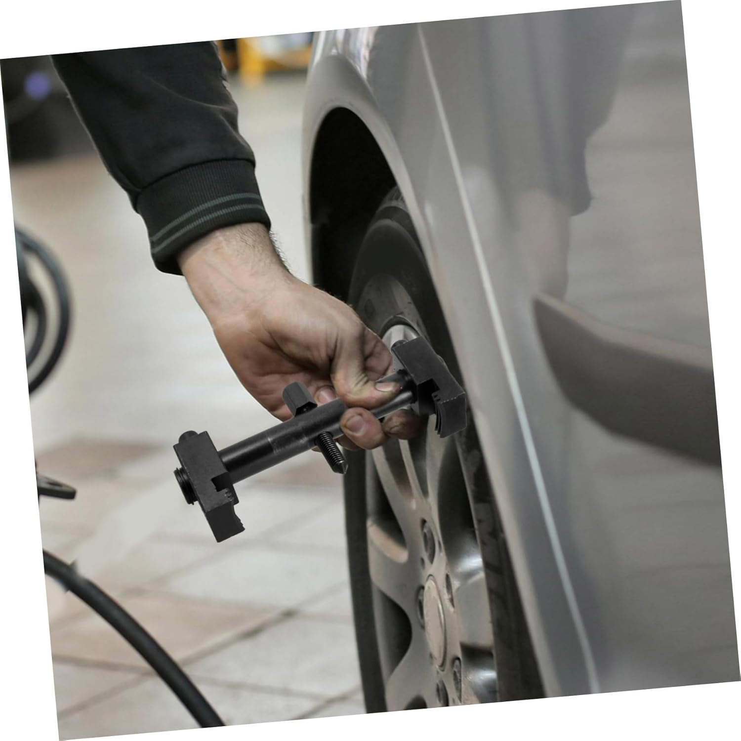 GARVALON Universal Crankshaft Pulley Tool Kit for Automotive Mechanics Heavy-Duty Anti-Slip Pulley Puller for Power Steering Pump and Axle Bearing Disassembly image number 4