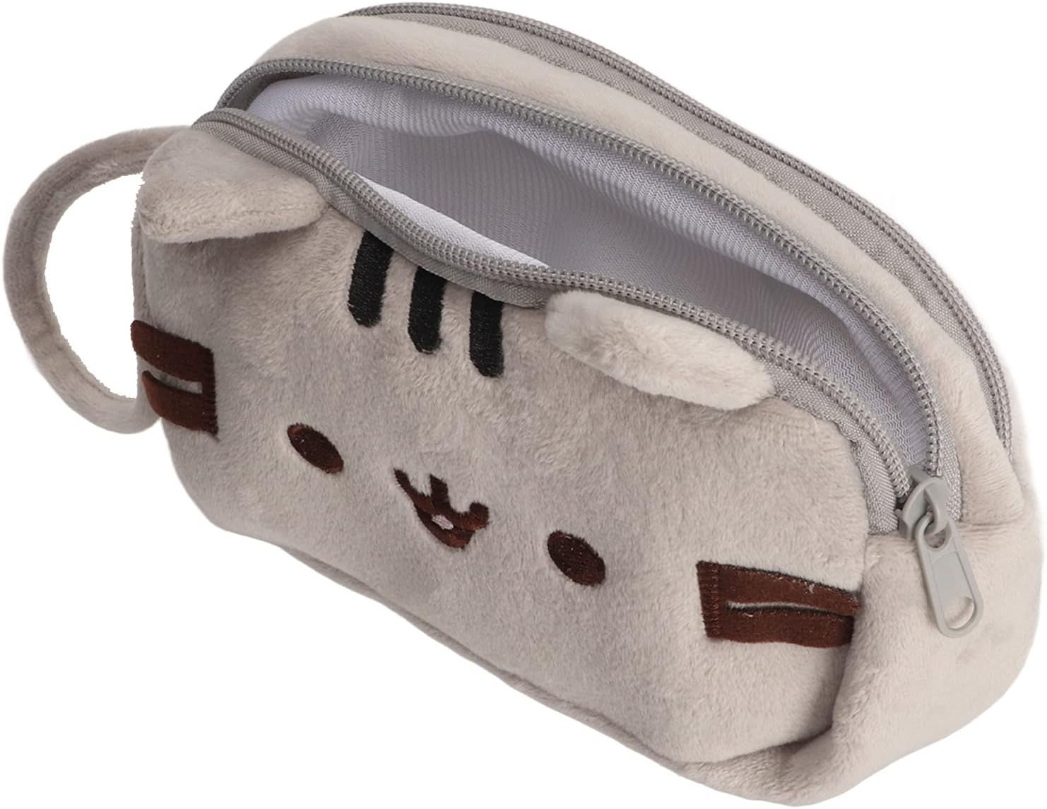 Kitten Motif Toiletry Bag, Cute, Stylish, Soft Canvas, Versatile, Cat Makeup Bag for Outings, Travel, Office image number 4