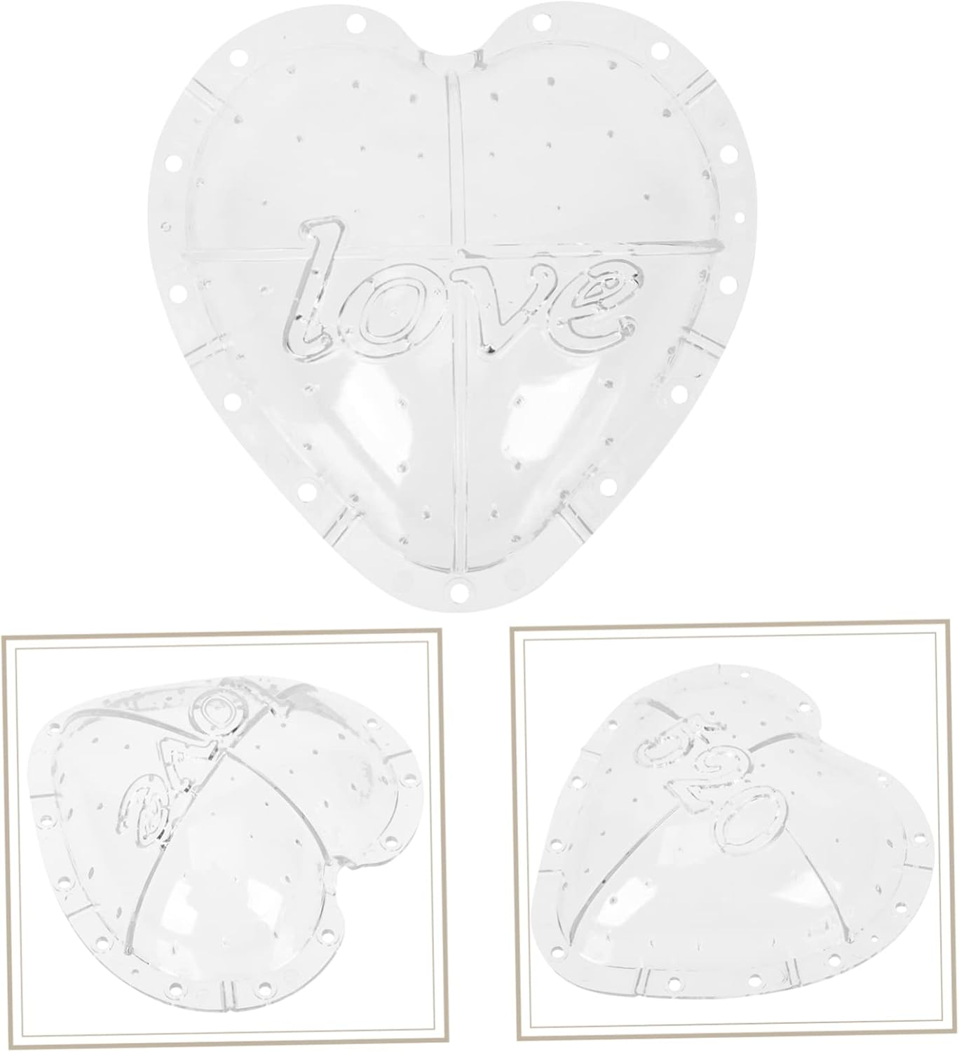 Outanaya Heart Shaped Watermelon Mold Fruit Growing Molds Vegetable Shaping Tool Easy to Use Gardening Supplies image number 5