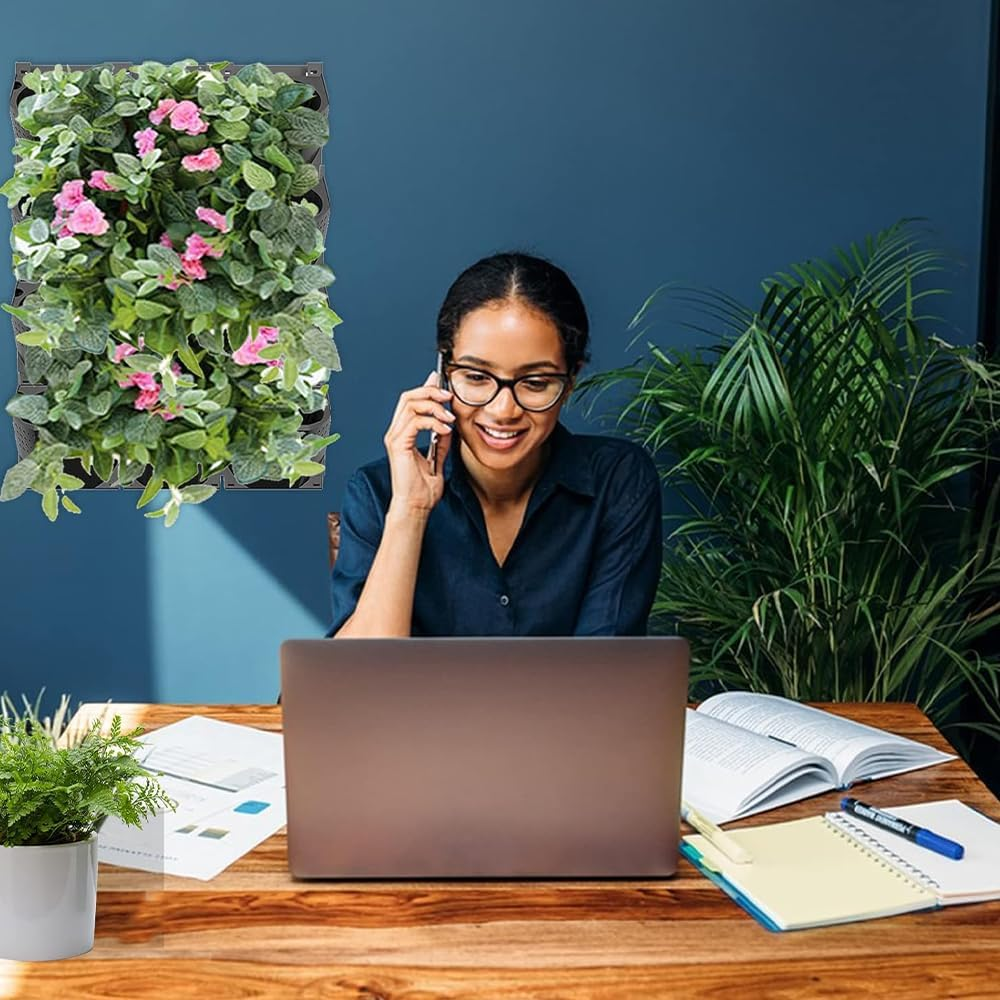 Self-Watering Wall Planters with 3 Pots &ndash; Garden Hanging Planters for Indoor & Outdoor Plants, Wall Mounted Flower Pots for Herbs, Succulents, Vegetables, Home Patio Balcony Decor image number 6