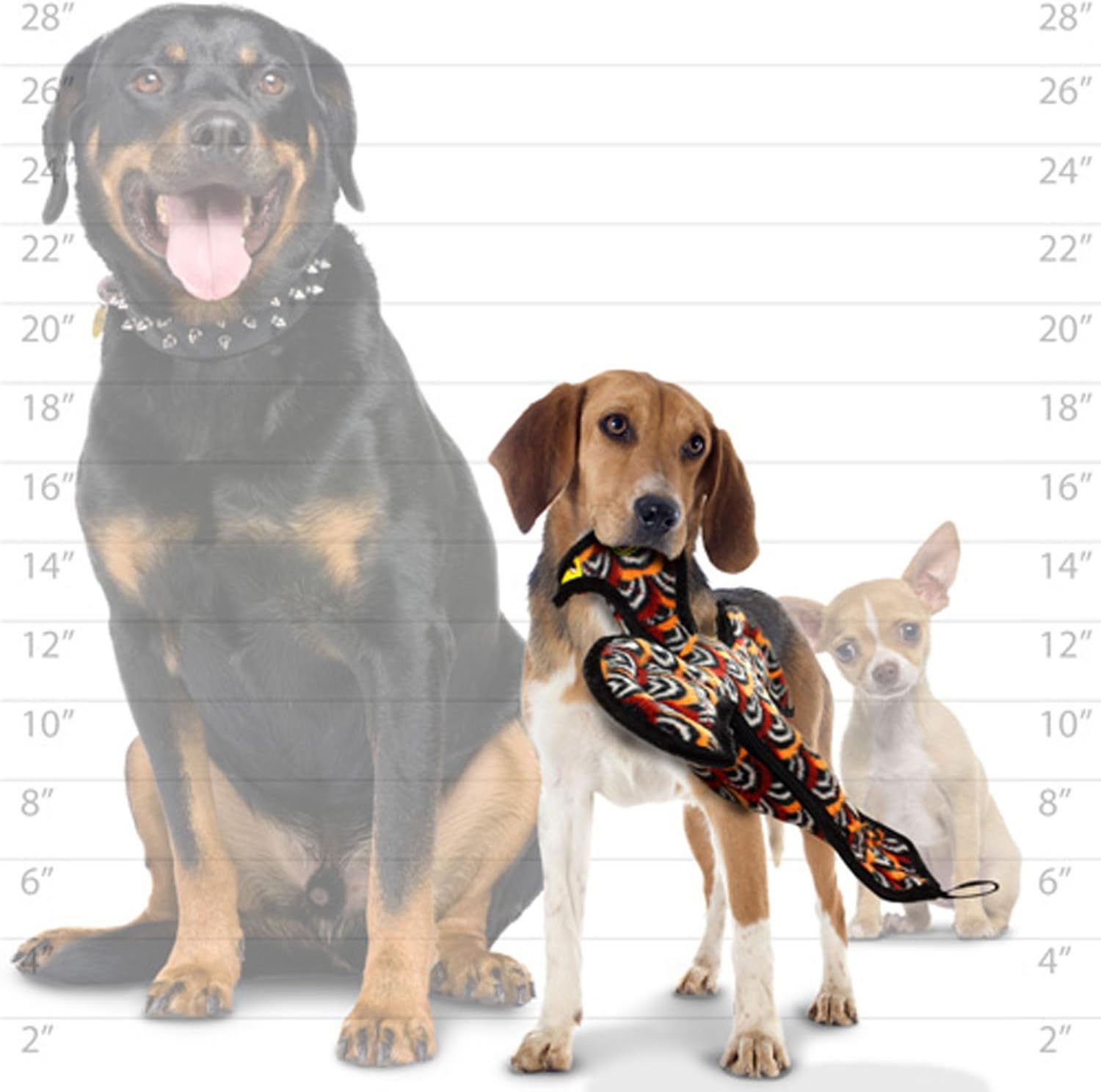 TUFFY - World'S Tuffest Soft Dog Toy - Desert Vulture - Squeakers - Multiple Layers. Made Durable, Strong & Tough. Interactive Play (Tug, Toss & Fetch). Machine Washable & Floats. image number 2