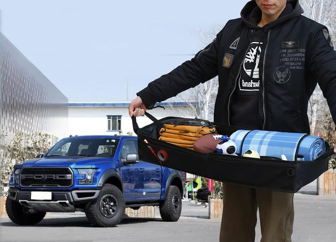 GEEDAR under Seat Storage Truck Tool Box Organizer for Truck Underseat Storage Ford F150 F250 F350 Dhevy Dilverado Accessories (3 Compartment) image number 4