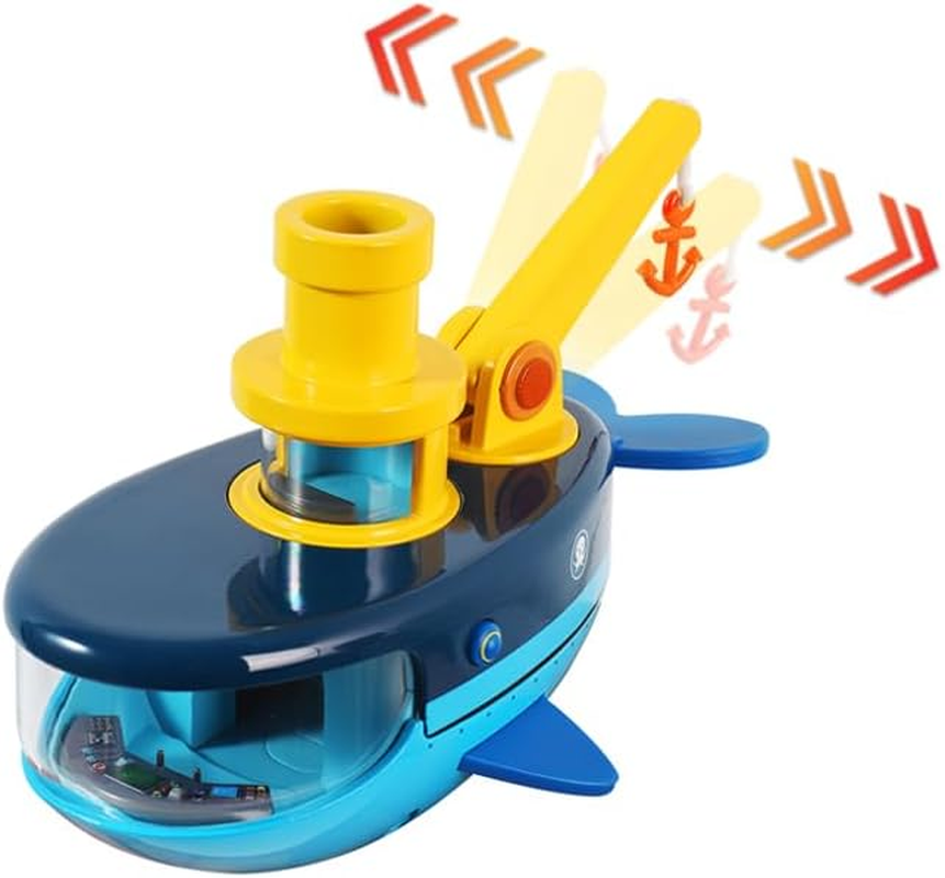 Cobalt Light GUP C Toy Compatible with Octonauts Toys, Oct GUP Metal Vehicle Rescue Ship Octopod Castle Barnacles Kwazii Shellington Tweak Dashi Peso Birthday Gifts for Kids image number 3