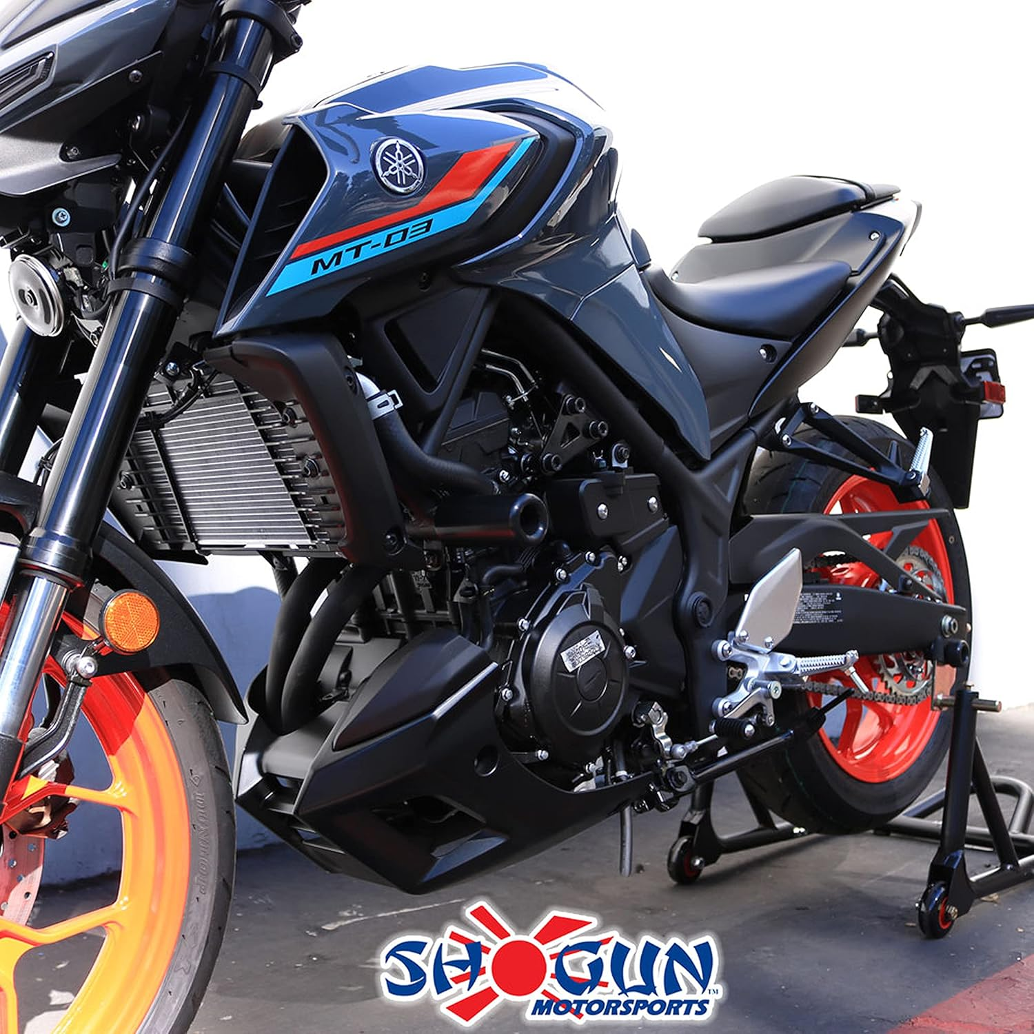 Shogun USA Made Yam MT-03 MT 03 MT03 2016 2017 2018 2019 2020 2021 2022 2023 2024 2025 No Cut Frame Sliders Black - 750-6149
