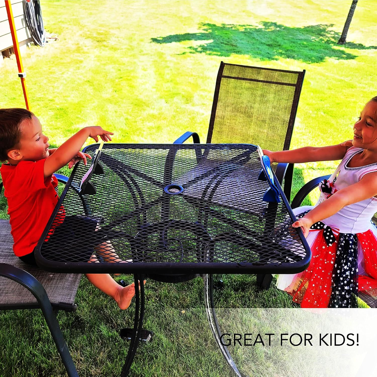 2 Pack Playing Card Holder for Kids Adults, Hands Free Card Holders for Playing Cards, Cards Organizer for Card Game Nights, Canasta, Poker Parties (Black) image number 4