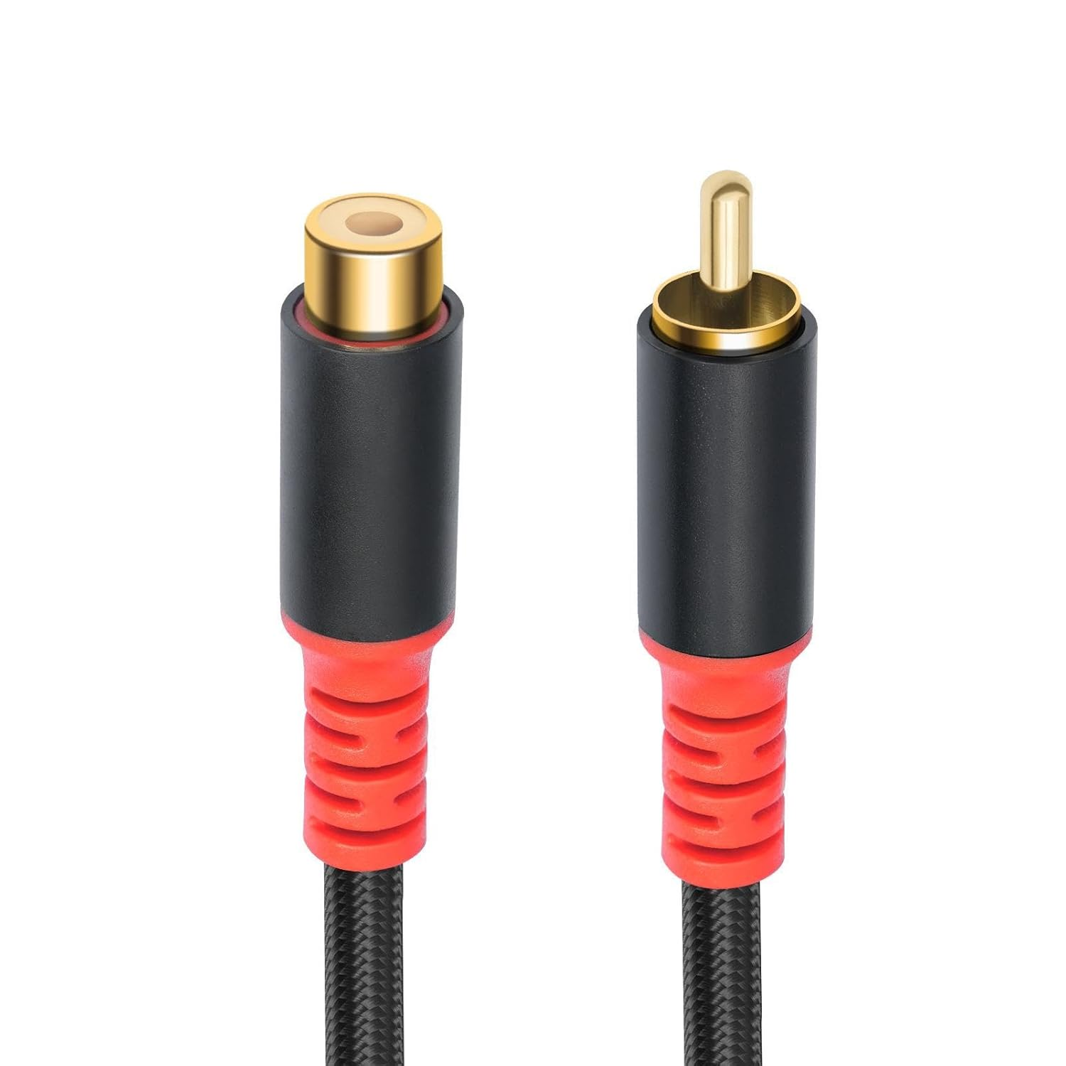 Vaveren 2X RCA Extension Cable Audio Connection RCA to RCA Cable Hifi Stereo for Microphone Mixers Amplifiers Stereo Equipment Laptop, 3M image number 3