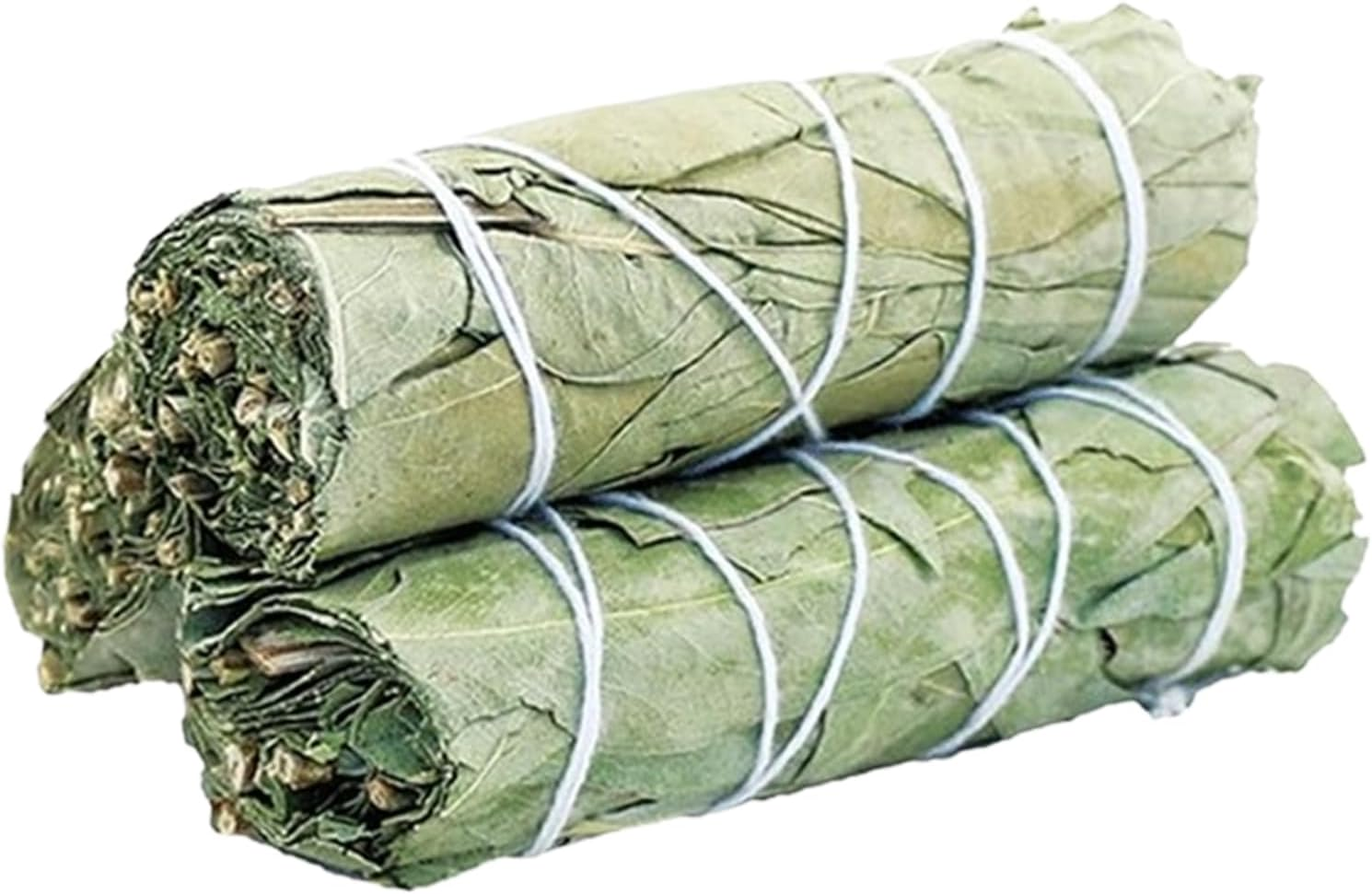 Ancientveda 4 Inch White Sage Smudge Sticks Bulk (3 Pack) - Cleansing House | White Sage for Smudging and Negative Energy Yoga - California Sage Bundles
