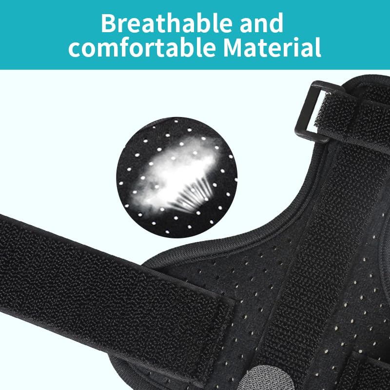 Wrist Brace for Thumb Guard, Right Wrist Splint for Quervain'S Disease, Thumb Strain, Fractures, Tenosynovitis Thumb Brace and Adjustable Wrist Wraps (Gray)