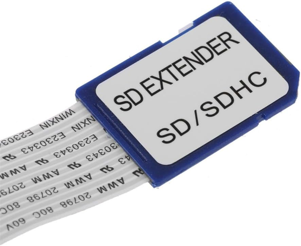 NFHK Standard SD SDHC Memory Card Kit Male to SD Female Extension Soft Flat FPC Cable Extender 25Cm