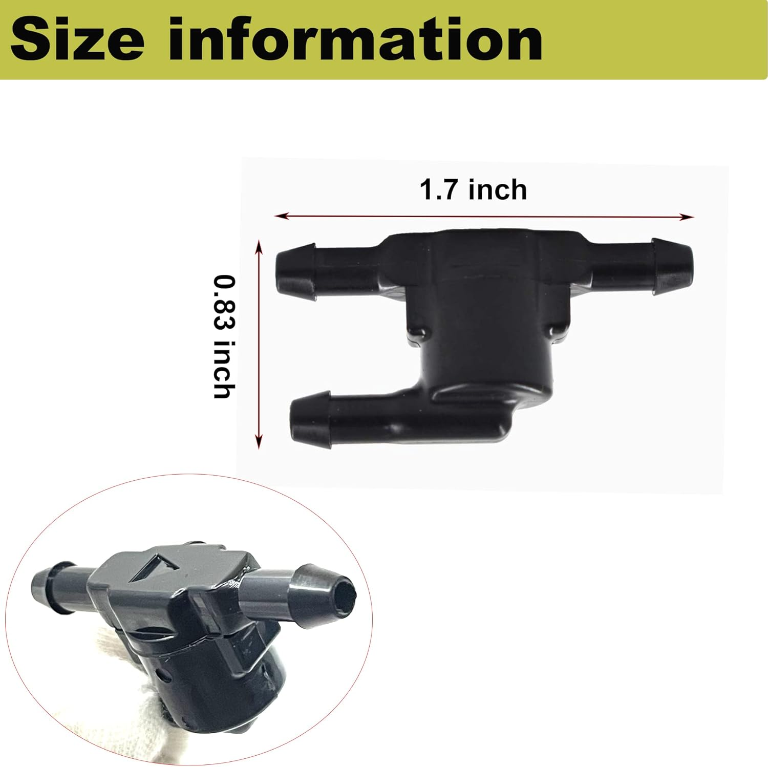 85321-28020 Windshield Washer Nozzles Kit, Automotive Replacement Parts Compatible with Toyota Scion Lexus image number 5