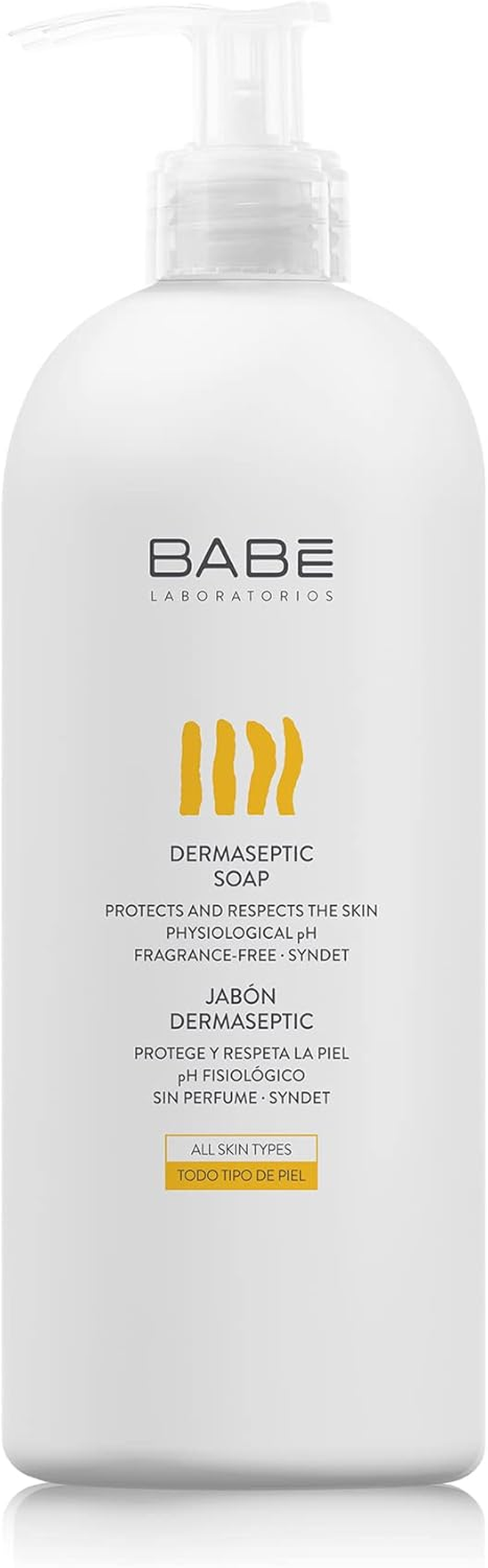 Laboratorios Bab&eacute; - Jab&oacute;n Dermaseptic | Transparent | Piel Grasa | Tendencia Acneica Corporal | Todo Tipo De Piel | 1000 Mililitros