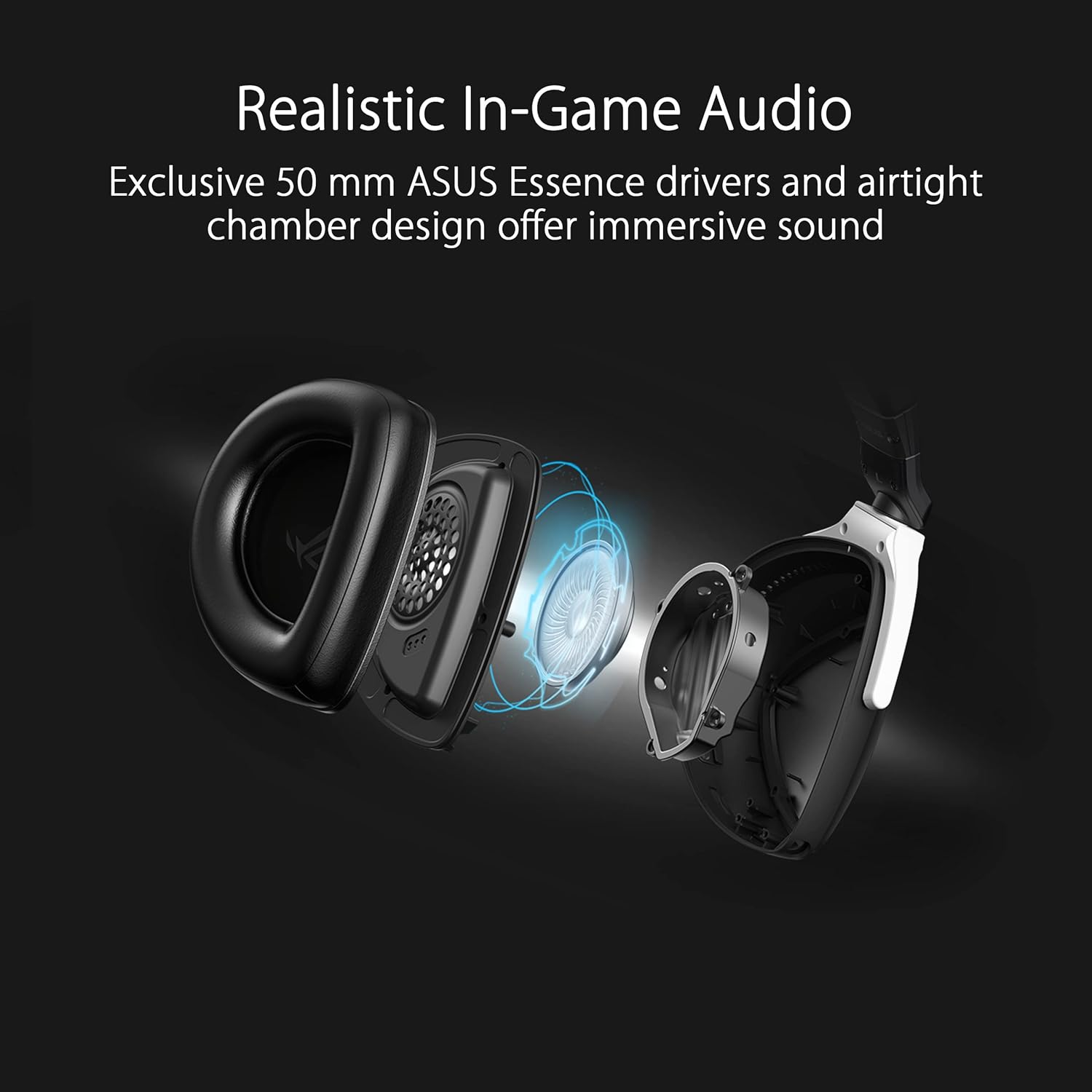 ASUS ROG Delta S Wireless Gaming Headset - 2.4Ghz, Bluetooth, Lightweight Design, ASUS AI Beamforming Microphones with AI Noise-Cancelation, USB-C Fast Charging, Compatible with PC, PS5, Switch image number 1