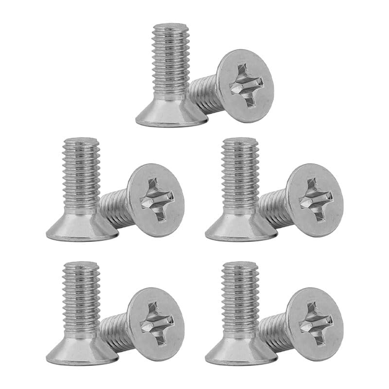 10PCS M3M4X6 Stainless Steel Grub Screws Door Handle Fixing Screws Cross Pan Head Machine Screws & Hex Bolt-Nut Countersunk Bolts for Door Handles, Light Fixtures & Home Repair image number 1