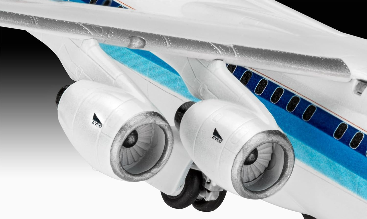 Revell 03791 Bae 146 (RJ85) Aircraft 1:144 Scale Unbuilt/Unpainted Plastic Model Kit, Molded Colour image number 3