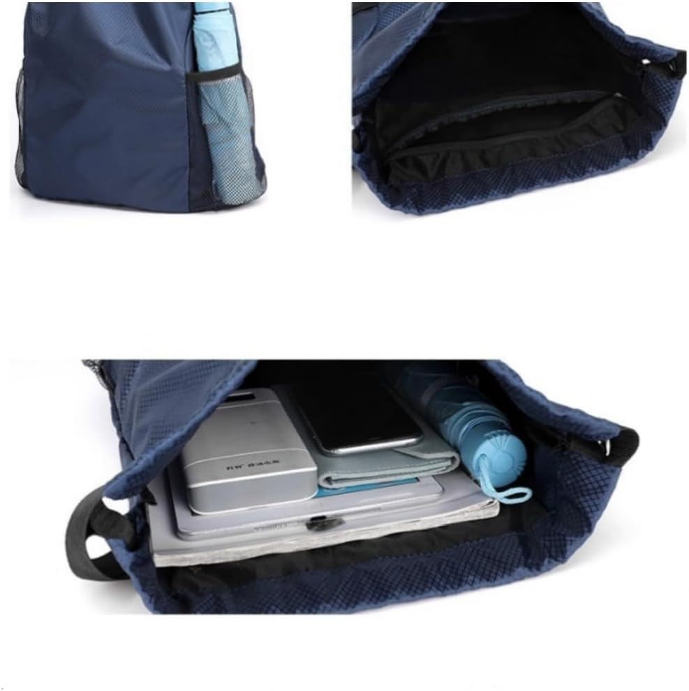 Fabselection Drawstring Bags Bulk Water Resistant String Sport Gym Shoulder Bag Travel Organizer for Outdoor Hiking ﻿ image number 1