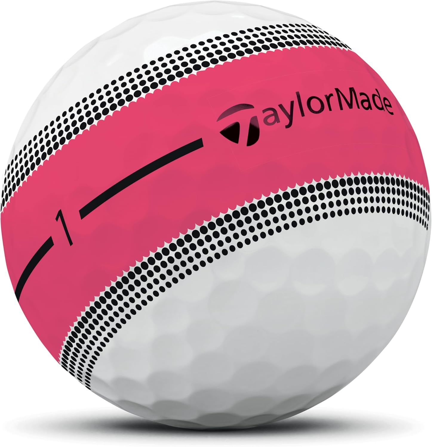 Taylormade Golf Tour Response Stripe NEON Pink GLB Dozen image number 3