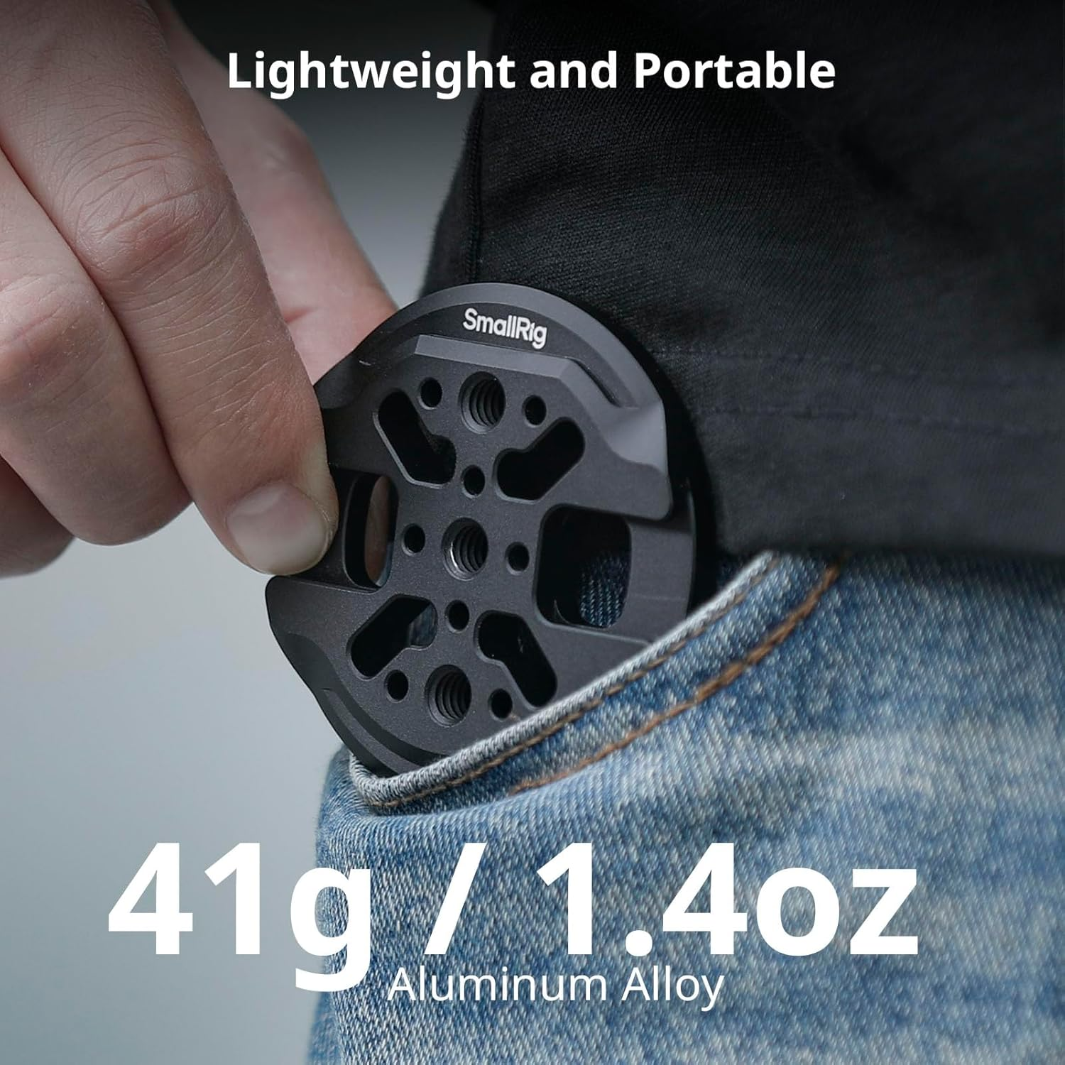 Smallrig Magnetic Phone Mount Plate for Iphone, with Cold Shoe Mount & 1/4"-20 Threaded Hole, for DJI Mic 2, Ball-Head Selfie Sticks, Vlogging, Live Streaming, Smartphone Filming-5155 image number 3