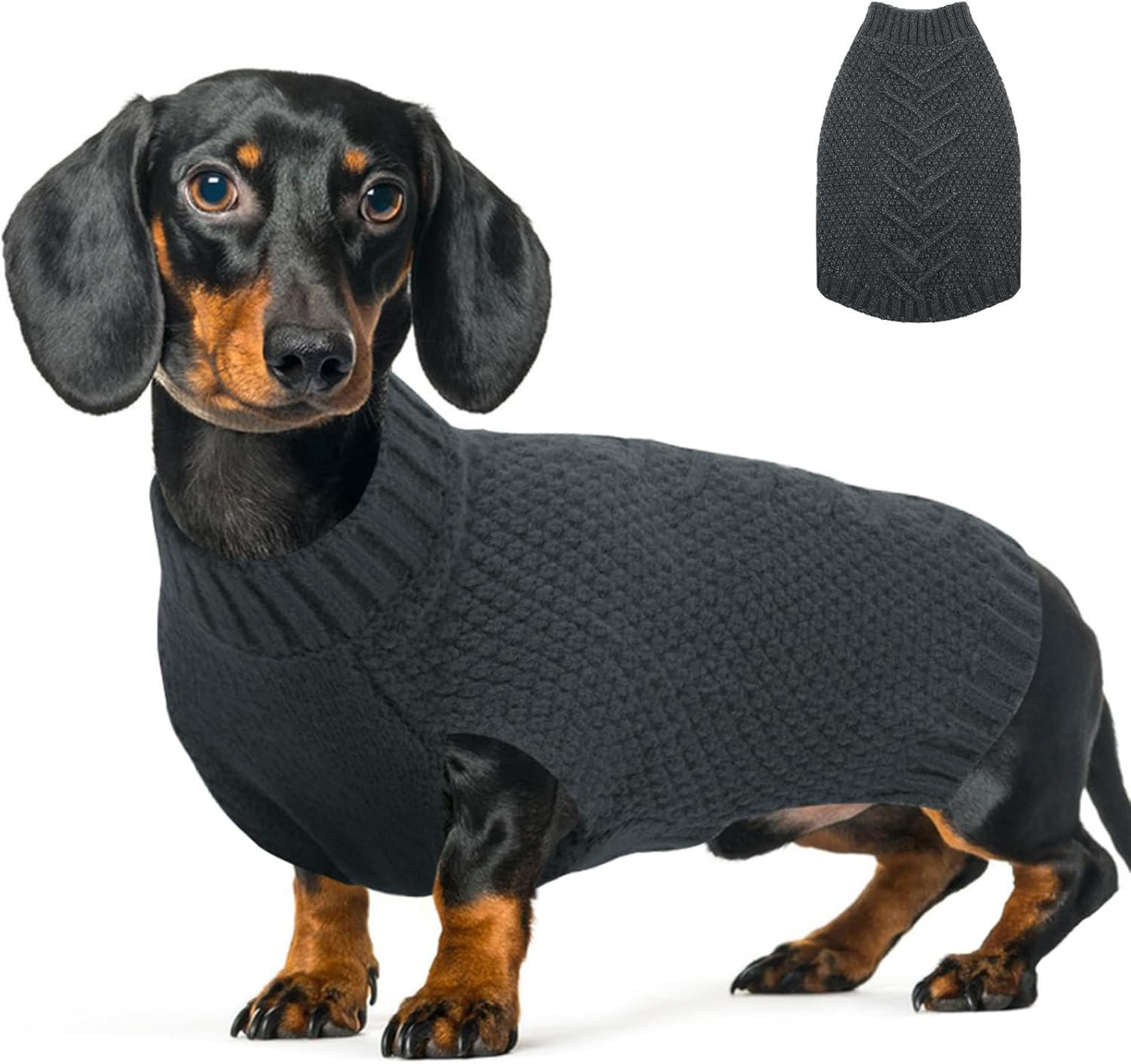 Katzinst Dog Jumper, Knitwear, Dog Clothes, Warm Dog Clothes for Medium and Large Dogs, Jumper Pet Coat for Cold Winter, Warm Winter Clothing for Labrador - (M-4XL) image number 5