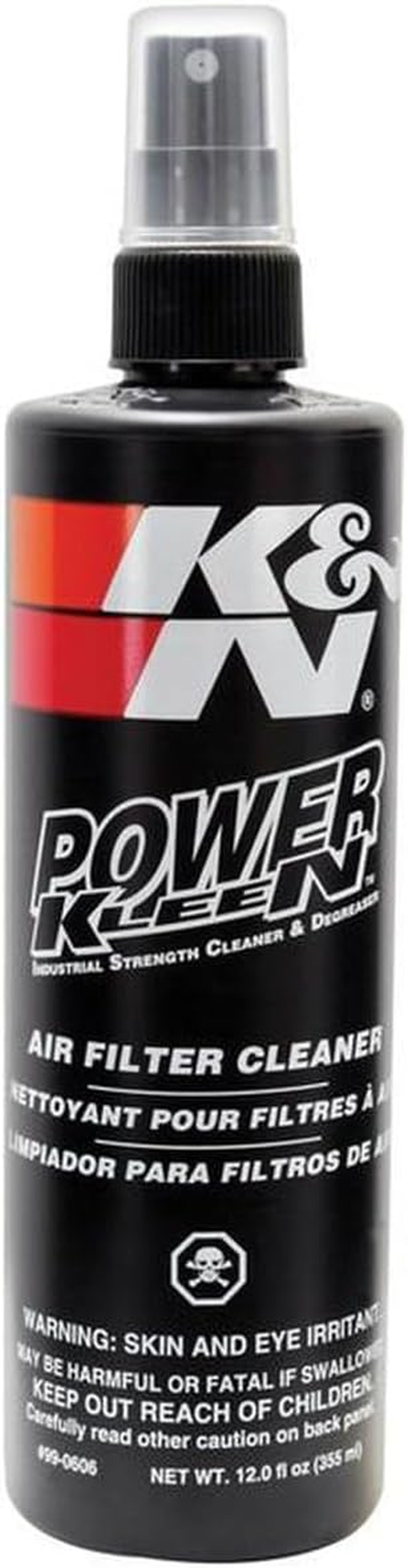 K&N 99-0606 Pump Spray Air Filter Cleaner, 12 Oz image number 1