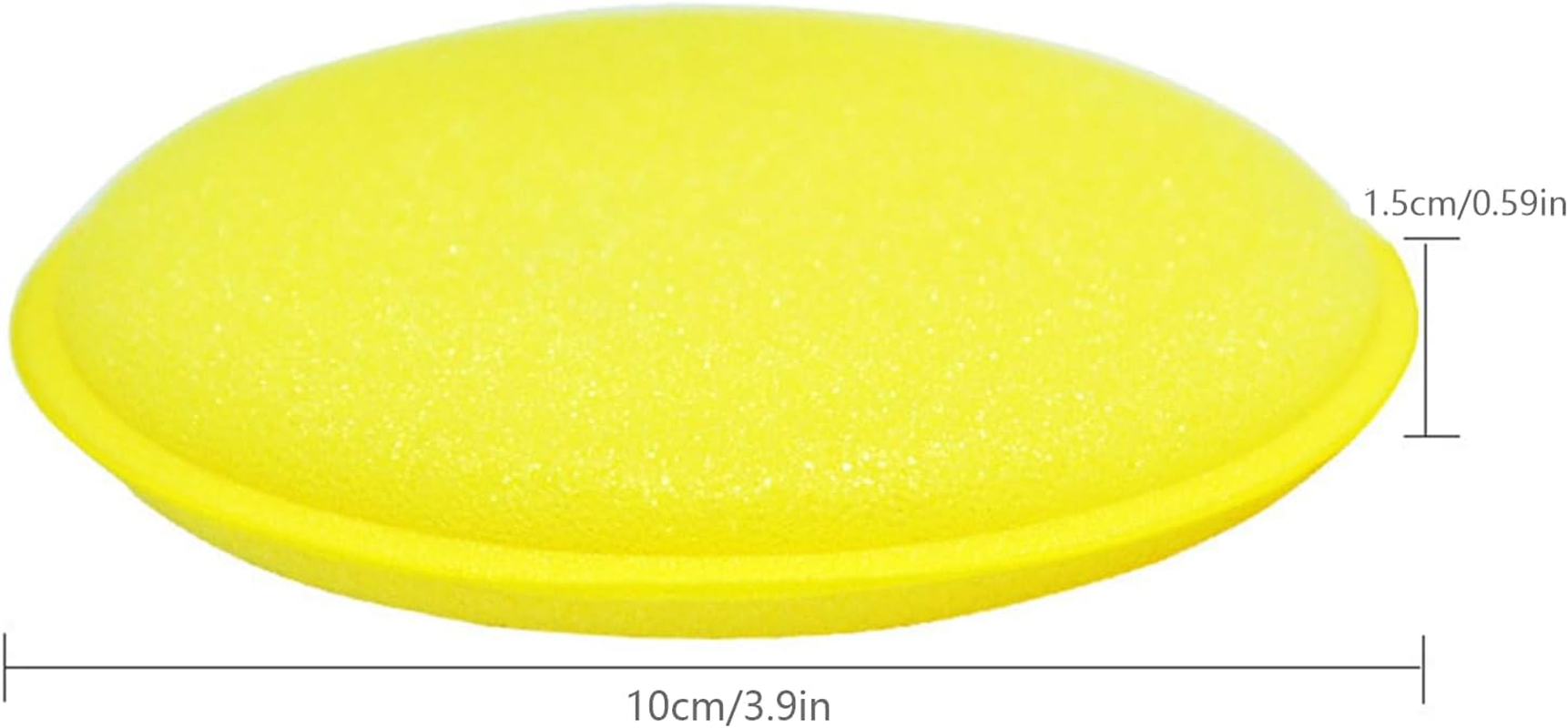 Hysgscwd 36Pcs round Shaped Car Wax Polish Sponge, Car Foam Detailing Applicator Pads, Soft Microfiber Car Polishing Sponges Applicator Pad, Waxing Polish Foam Sponge Vehicle Cleanning Applicator Pads image number 3