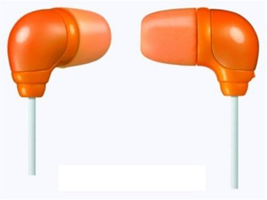 JVC HP-FX33-D In-Ear Earphones, Marshmallow, Orange