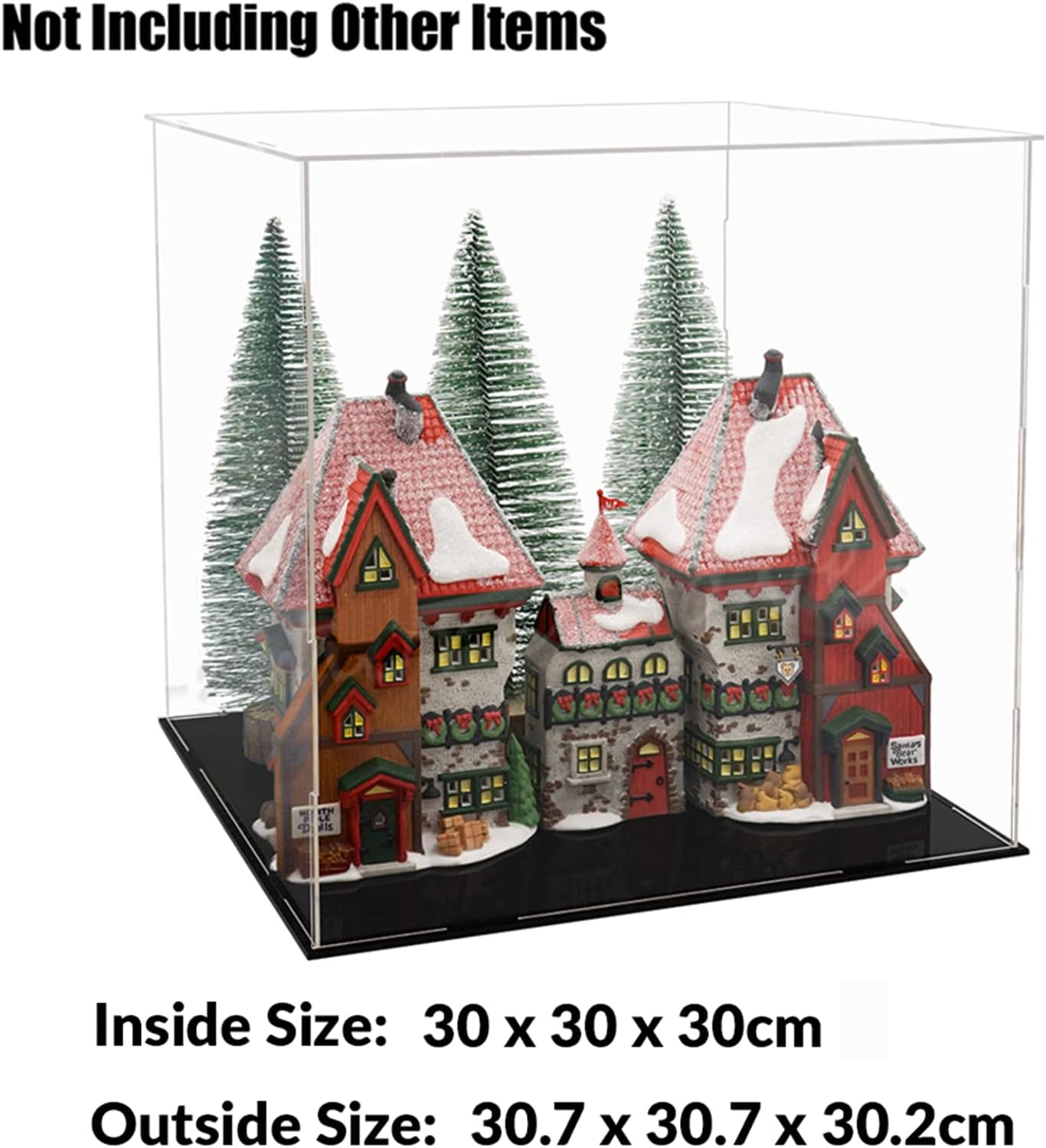 30X30X30Cm Acrylic Clear Display Case Dustproof Box Action Figure Model Car Collection image number 3