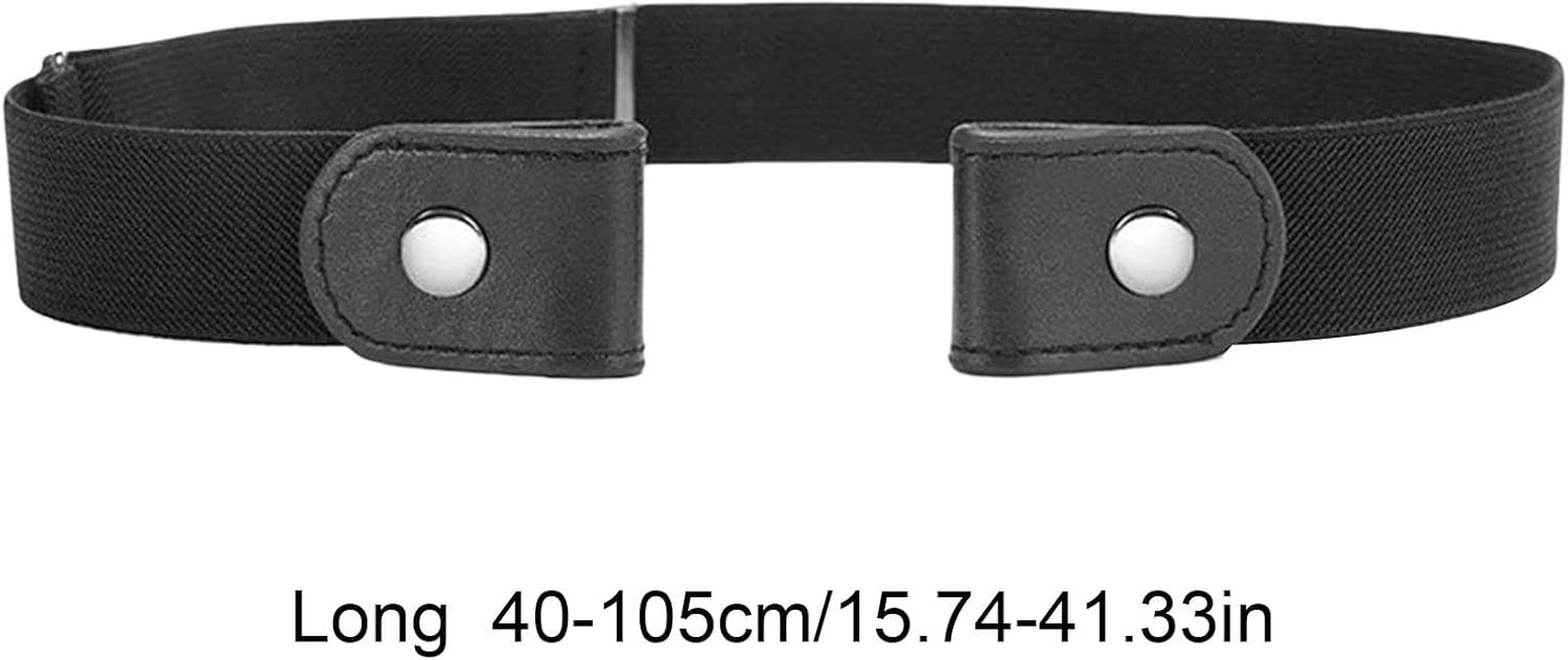 ETUCYNG No Buckle Belts for Men, Elastic Buckleless Belt Invisible, Fashion Accessory, No Scratch Belt for Men Women, Fit 16-41 Inches image number 3