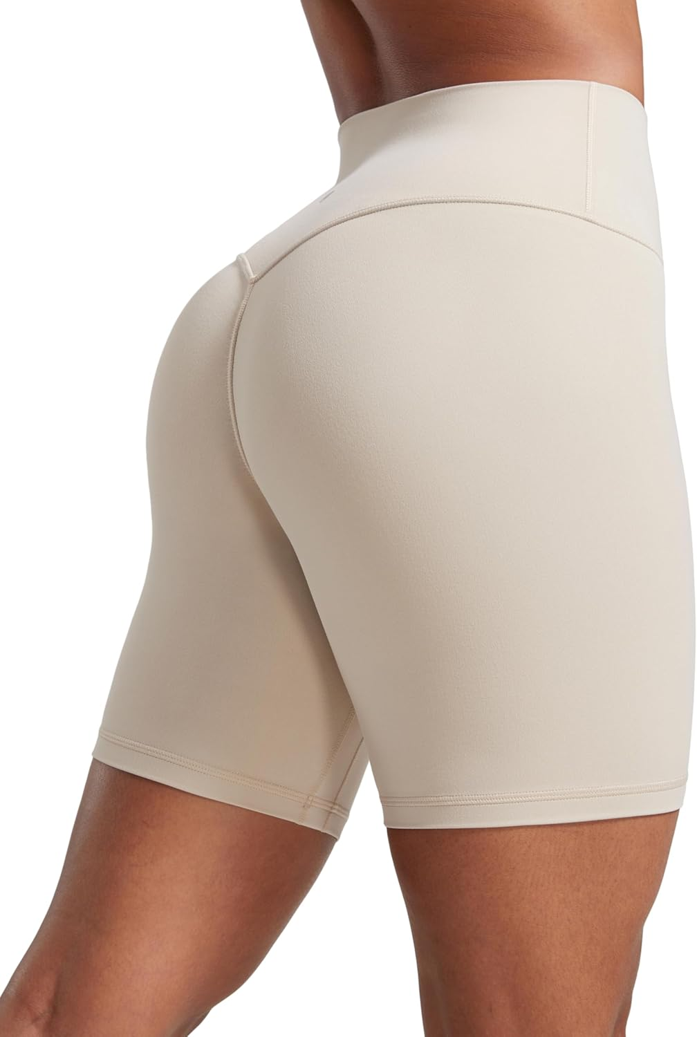 CRZ YOGA Secretsculpt Womens Butterlift High Waist Scrunch Butt Biker Shorts 6 Inches - No Front Seam Workout Gym Booty image number 5