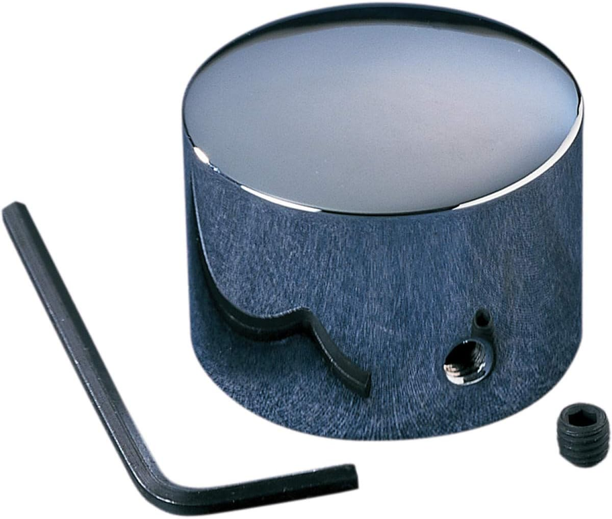 Show Chrome Accessories 63-135 Chrome Billet Rear Axle Nut Cover