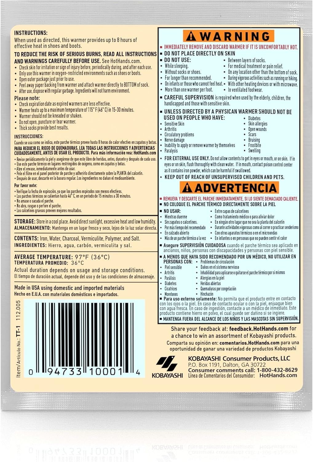 Toe Warmers (40 Ct.)