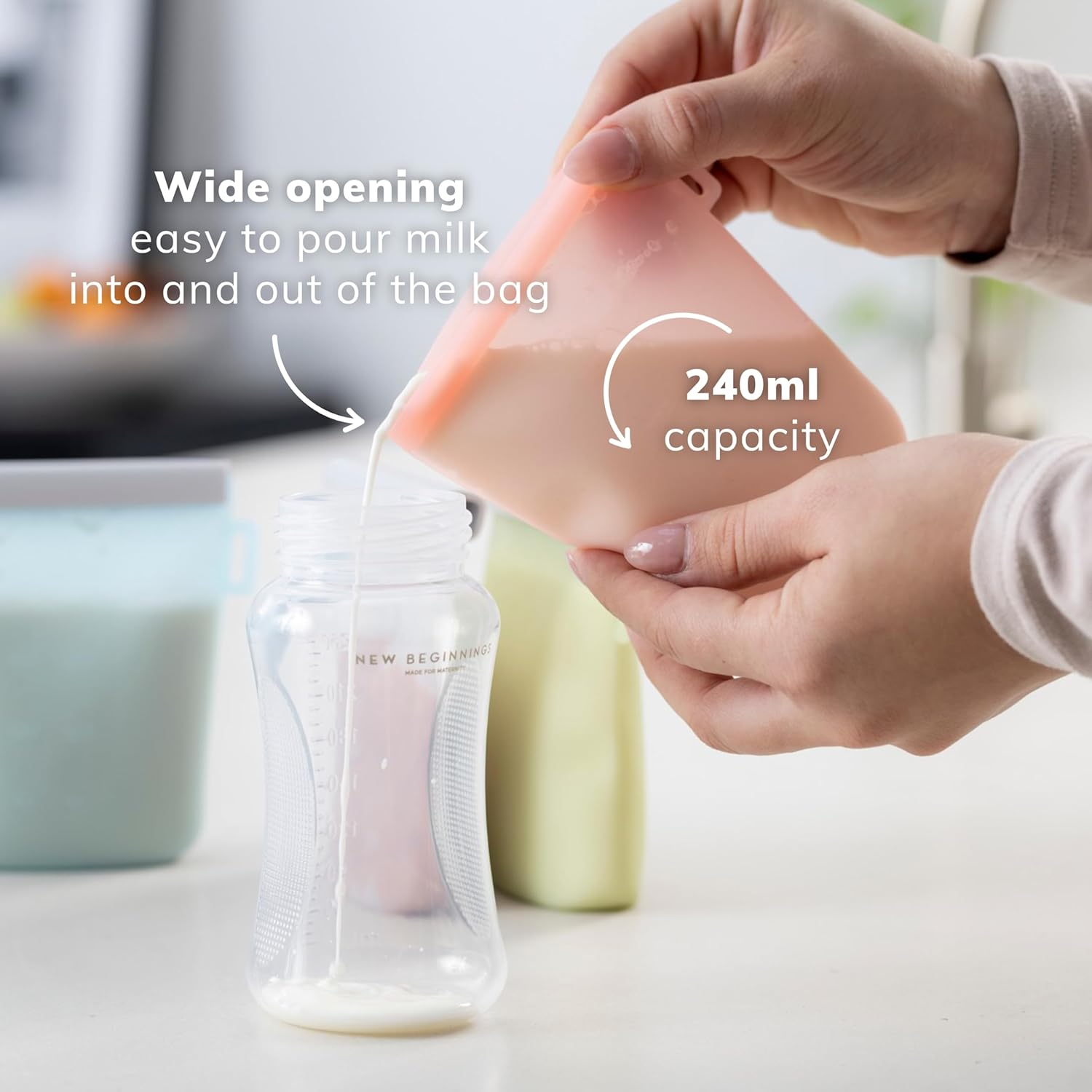 New Beginnings Silcone Storage Bags (Pack of 4) image number 3