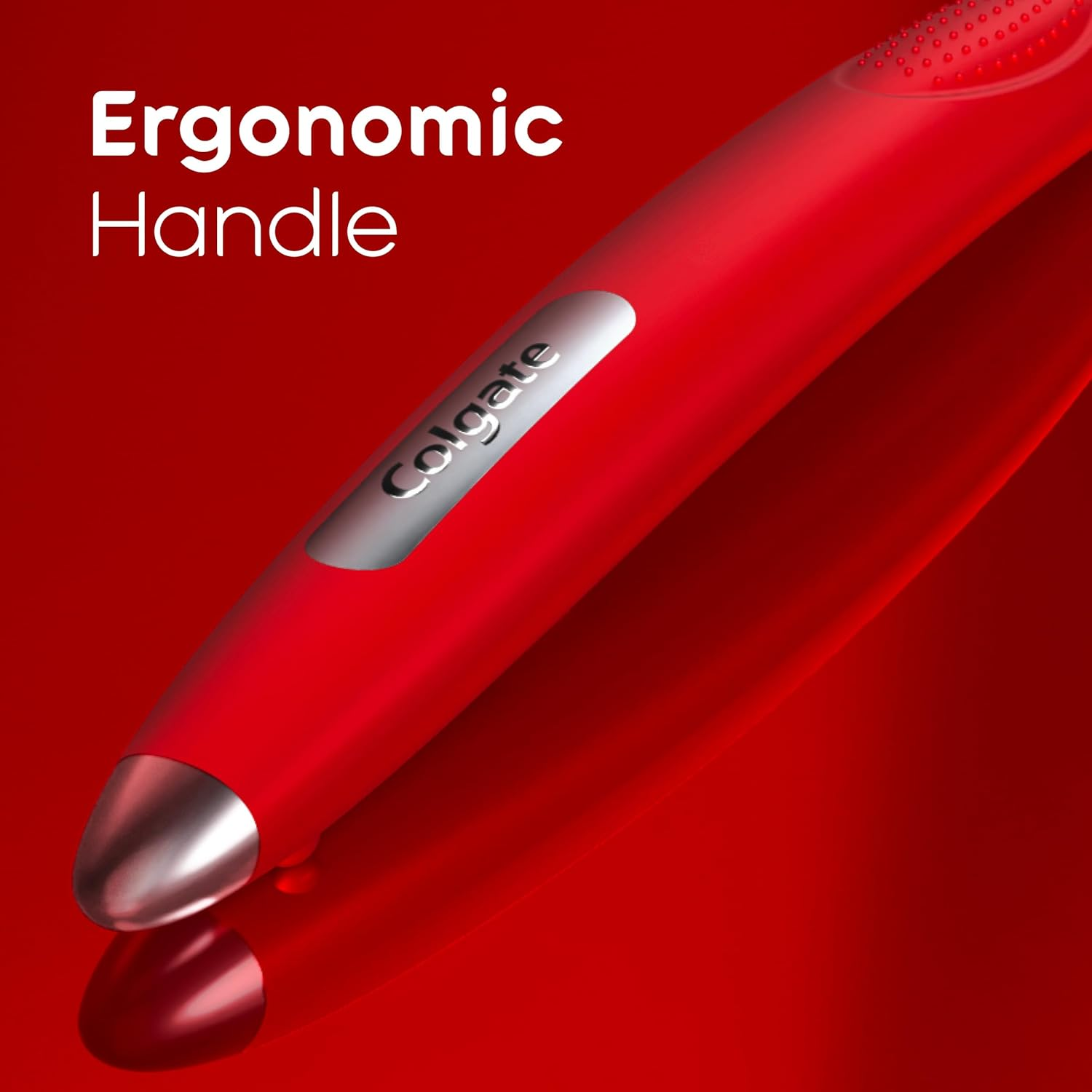 Colgate Optic White Pro Series Manual Toothbrush with Charcoal Spiral Bristles, 2 Pack image number 1