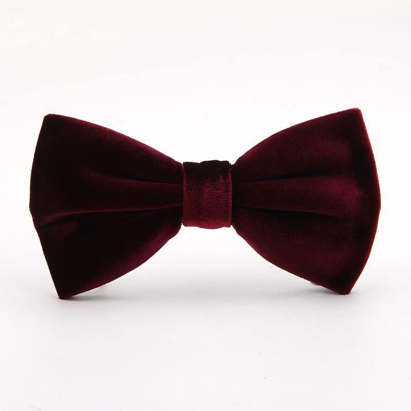 Velvet Bow Ties for Men Adjustable Pre-Tie Bowtie Tuxedo Bowties for Wedding image number 2