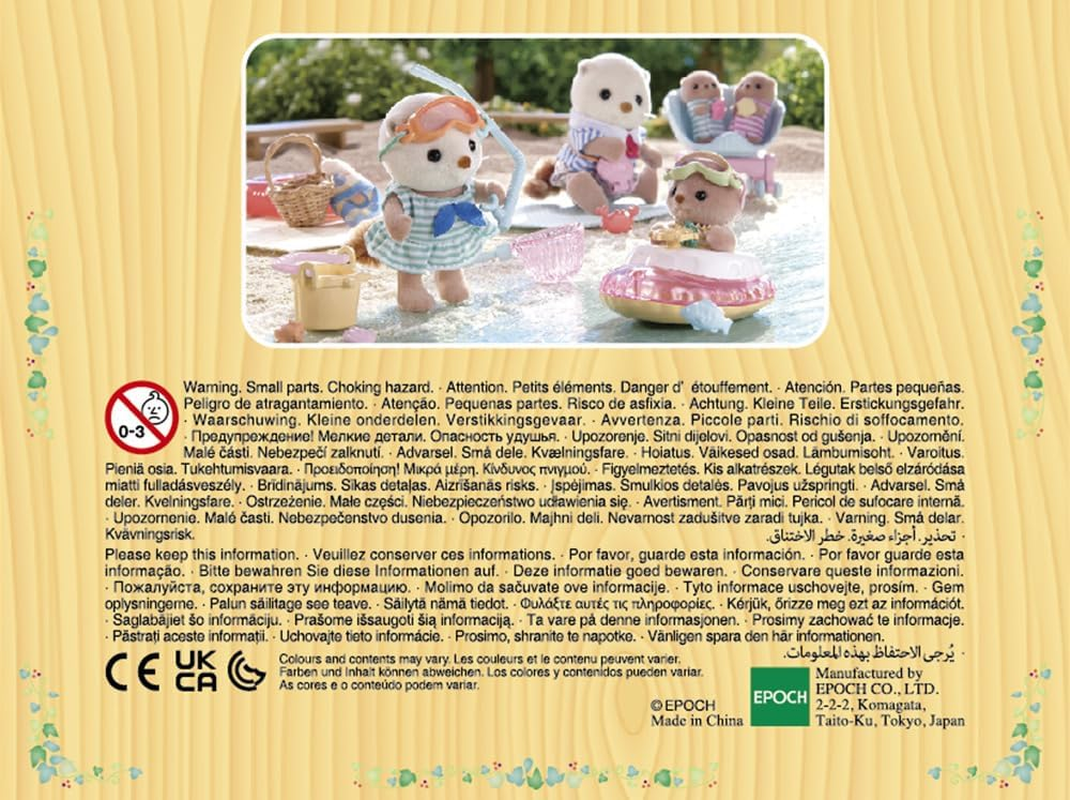Sylvanian Families 5804 Sea Otter Snorkel Play Set with Animal Figure, Sea Creatures, Toy for Children from 3 Years image number 6