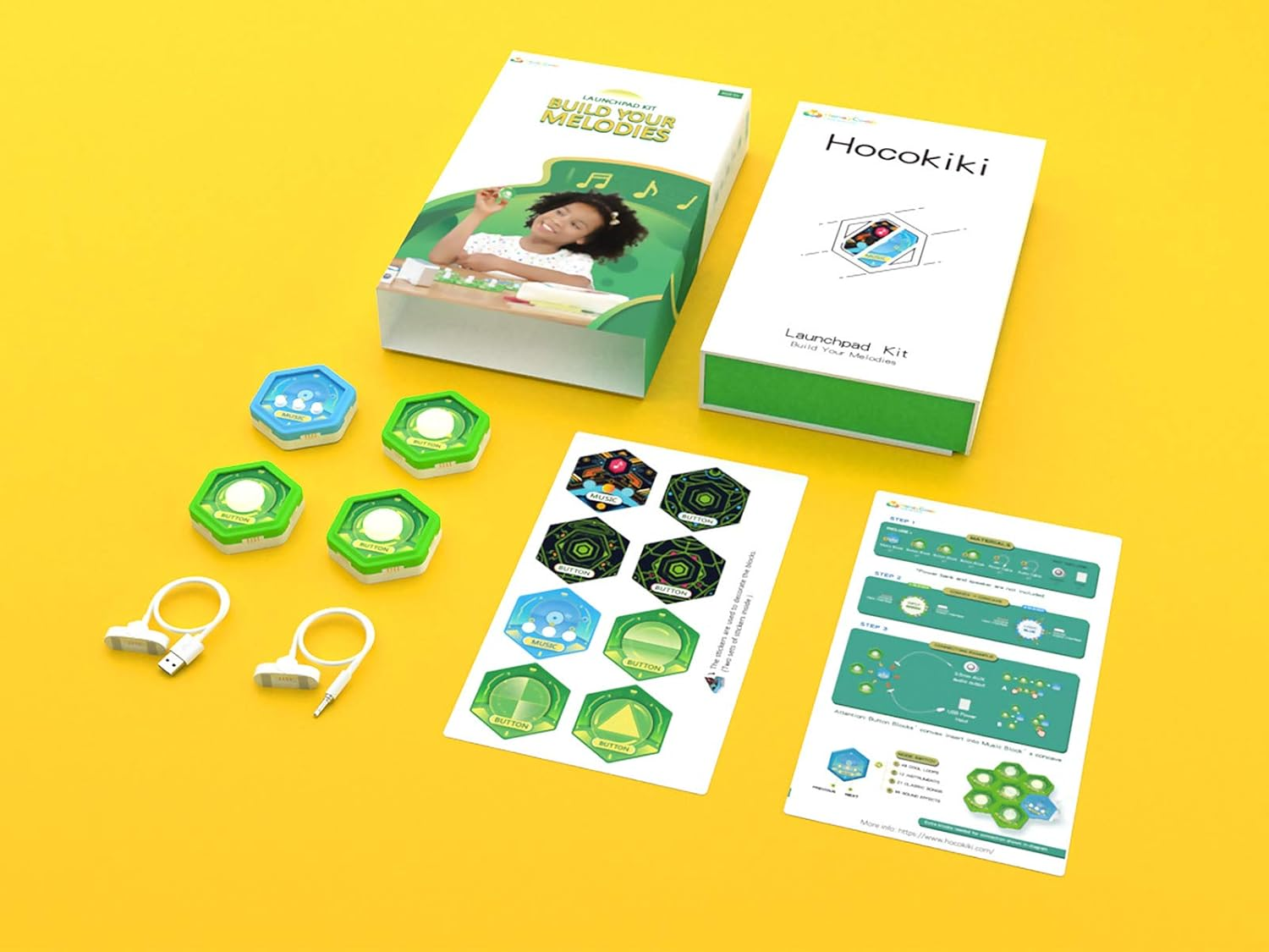 Honeycomb Hocokiki Steam Education Build Your Melodies Launchpad Kit image number 2