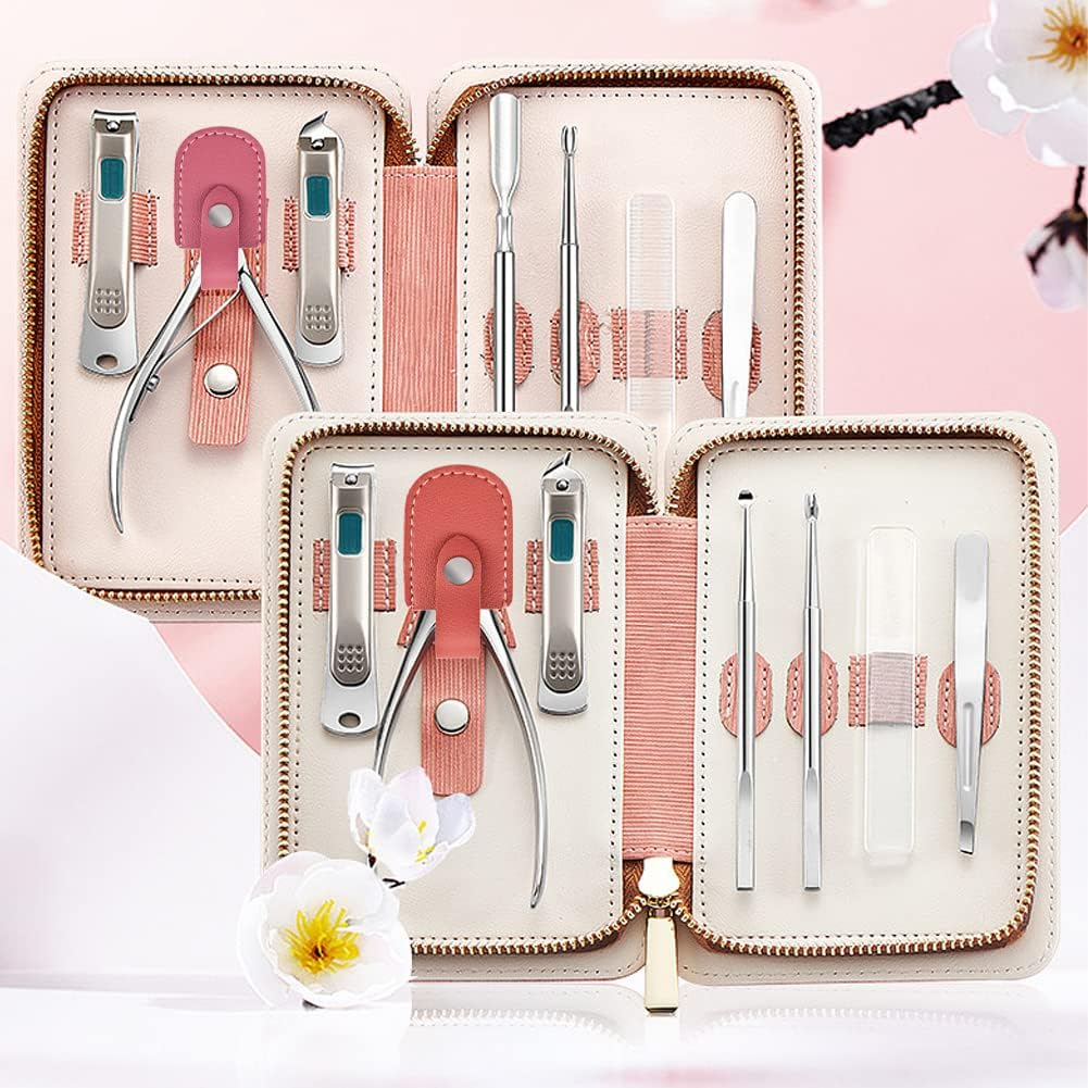 9 Pack Nail Scissors Protective Cover Portable Scissor Pouch Nail Nipper Protector Nail Trimmer Storage Container for Nail Cuticle Scissor Nail Nipper (9 Colors) image number 6