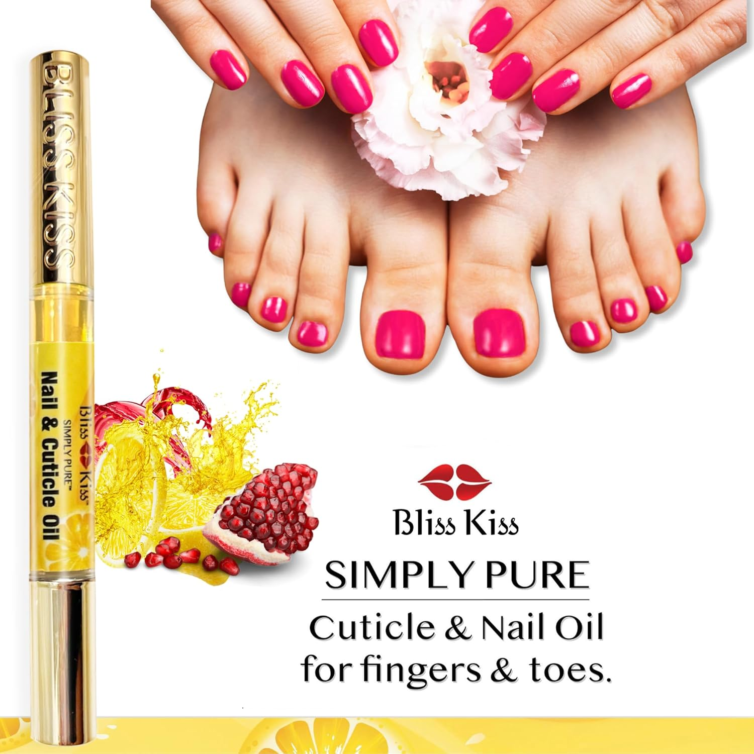Bliss Kiss Pure Cuticle & Nail Oil Pen - Crisp by Bliss Kiss image number 1
