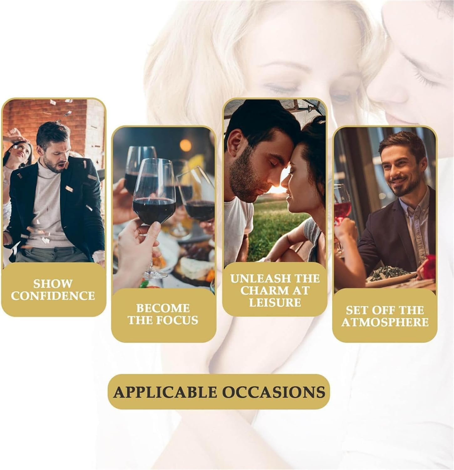 GENTERUN Cupid Hypnosis Cologne for Men, Men'S Pheromone Cologne, Long Lasting Pheromone Perfume Spray, Romantic Glitter Date Perfume (1PCS) image number 1