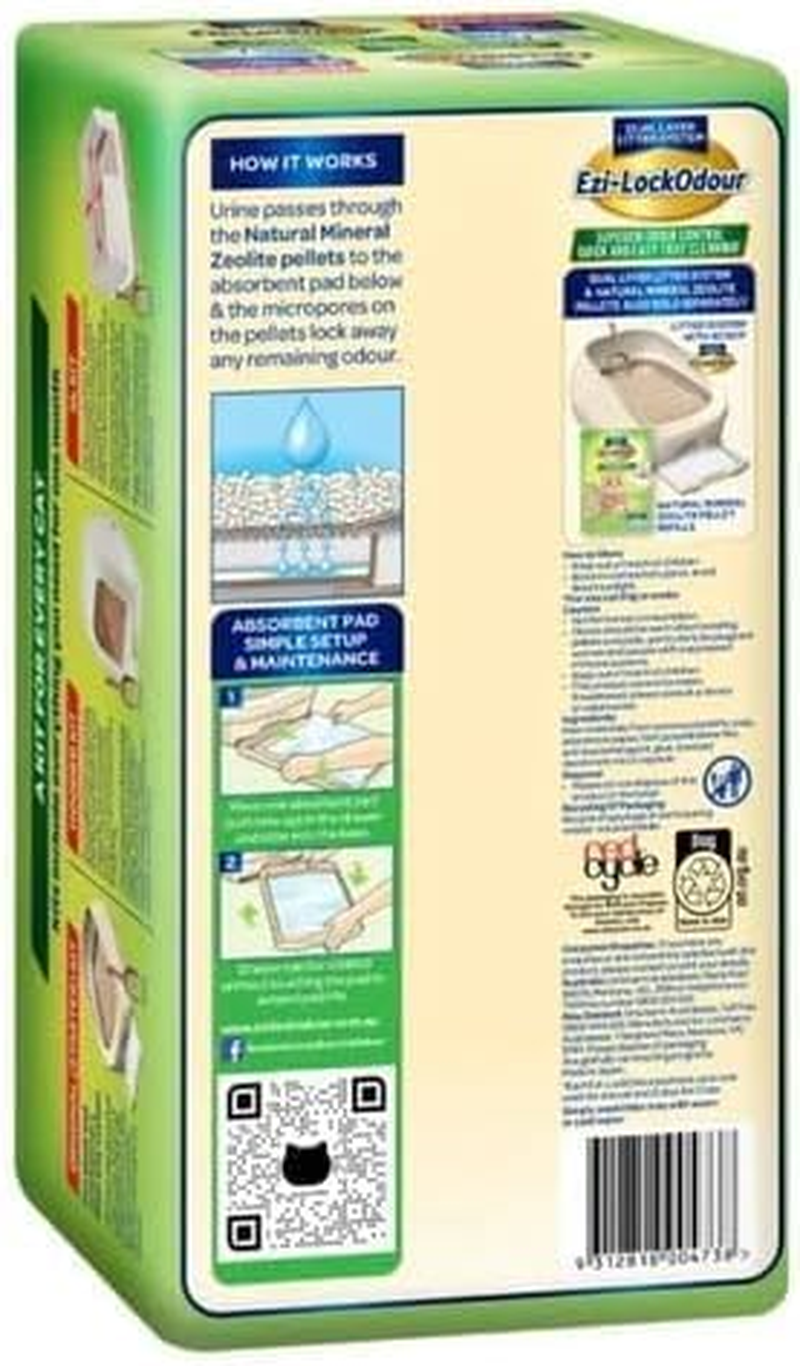 EZI-LOCKODOUR Absorbant Cat Pads Value Pack 10Pcs image number 1