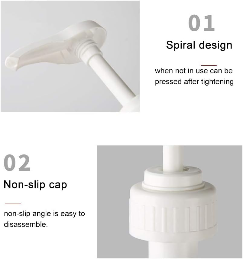 QANYEGN 1600Ml Easy Squeeze Pump Bottle, Pump Bottle Dispenser, Kitchen Squeeze Bottle for Syrup, Ketchup and Condiments image number 2