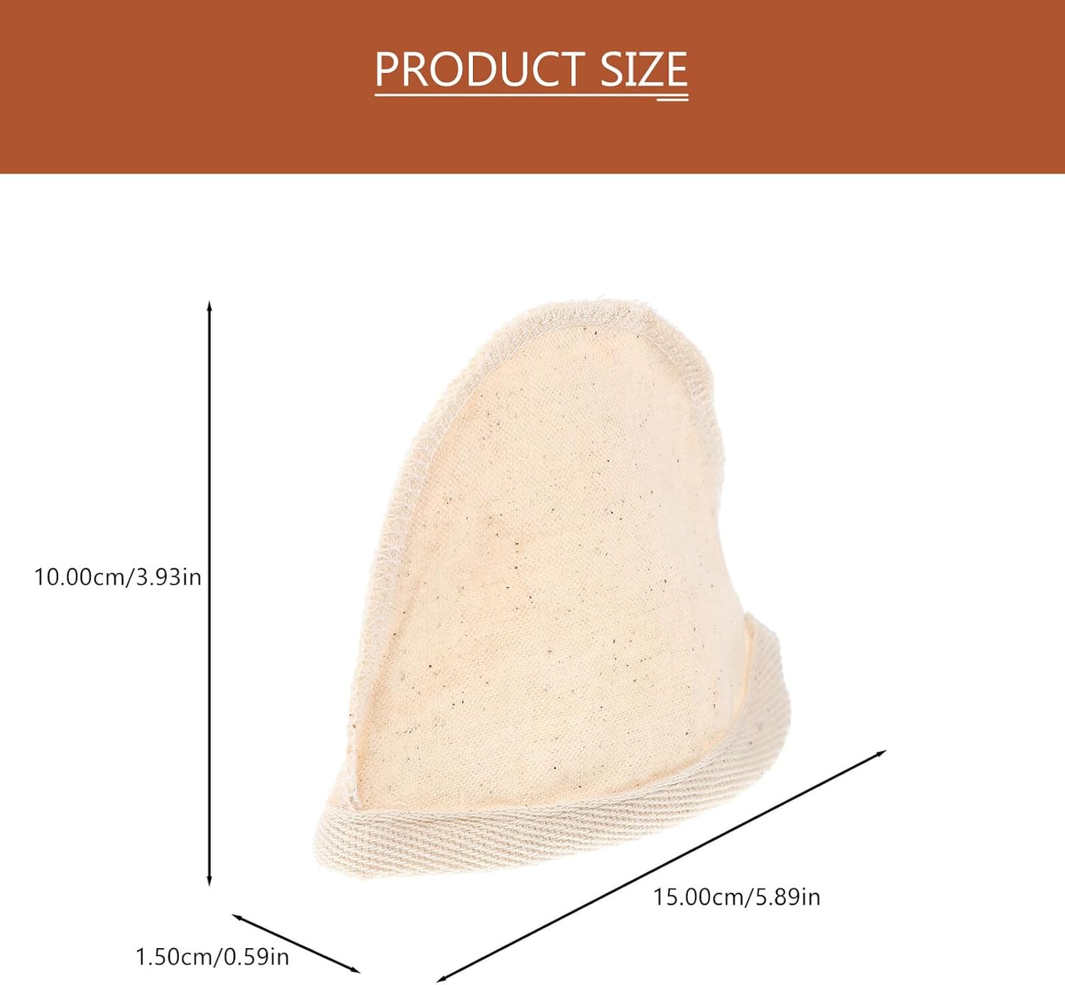 UTHCLO 2Pcs Reusable Cotton Mesh Coffee Filter Bag for Home Brewing Tea Milk Straining Fine Filtering Easy to Clean Multipurpose Tea Leaf Juice Strainer image number 3