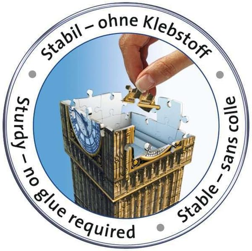 Ravensburger - Big Ben 3D Puzzle 216 Pieces image number 3