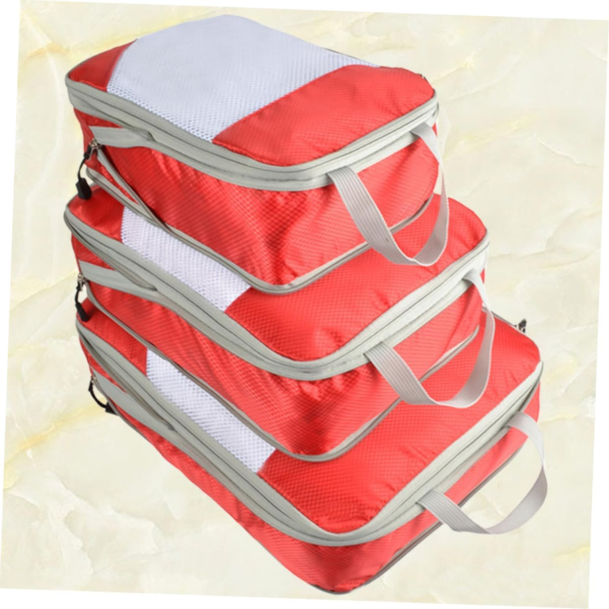 STOBAZA 3Pcs Nylon Travel Compression Storage Bag Suit Vacuum Storage Bag for Luggage Clothes Pouch