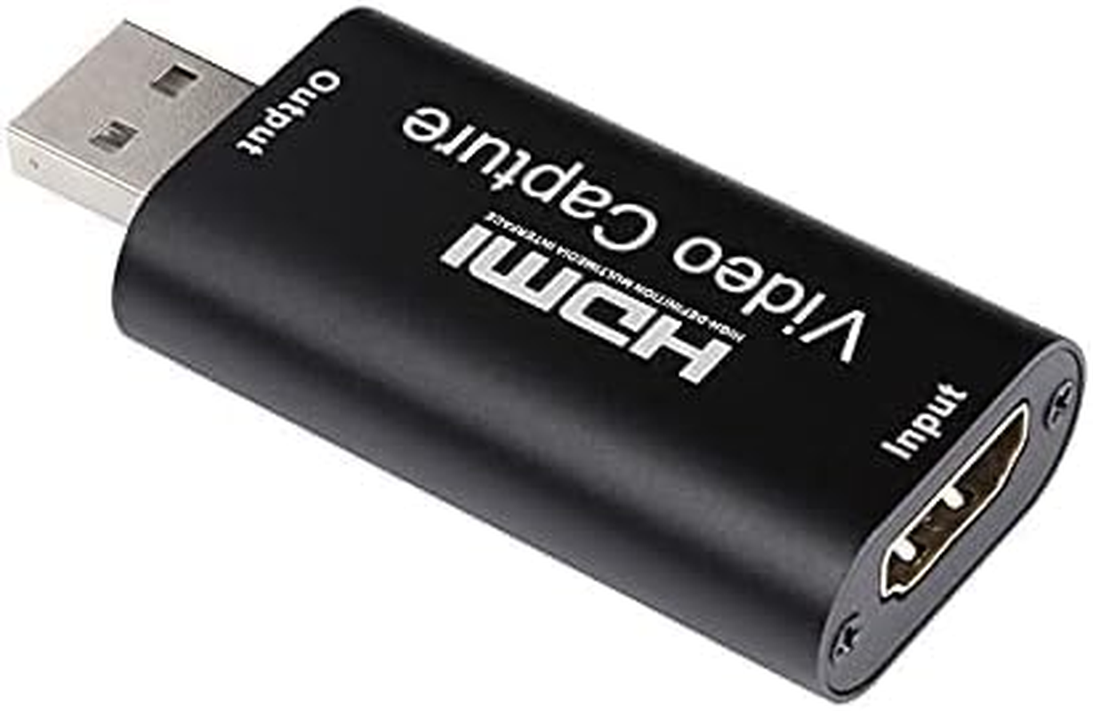 HDMI Video Capture Card, 4K HDMI to USB Capture Card Full HD 1080P 30Fps, Record via DSLR, Camcorder, Action Cam for Gaming, Streaming TV, Recorder Live Streaming Video for Windows Mac OS image number 5