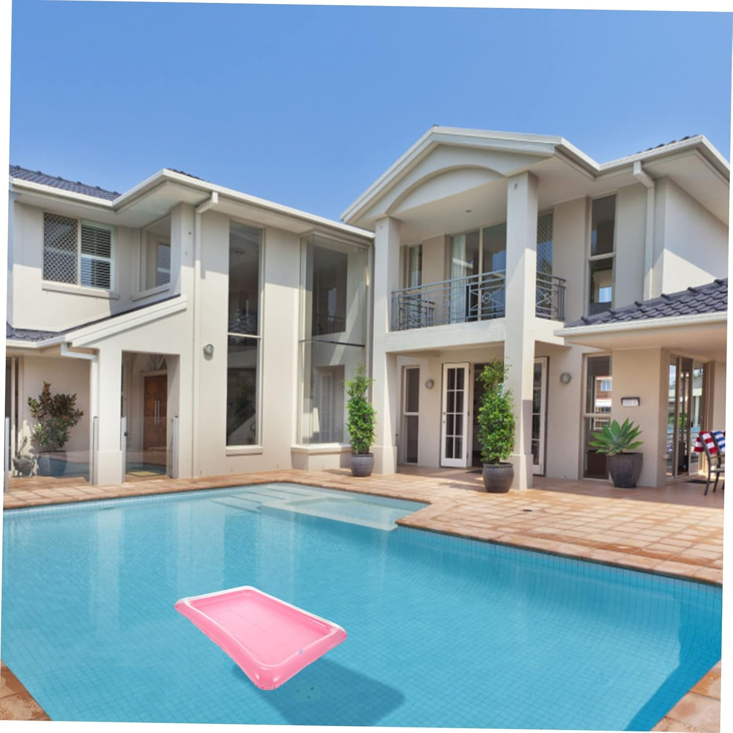 Zerodeko 2Pcs Inflatable Floating Drink Holder Multi-Functional Beverage Ice Tray for Pool Parties Lightweight Design for Storing Drinks Snacks and Fruits image number 4