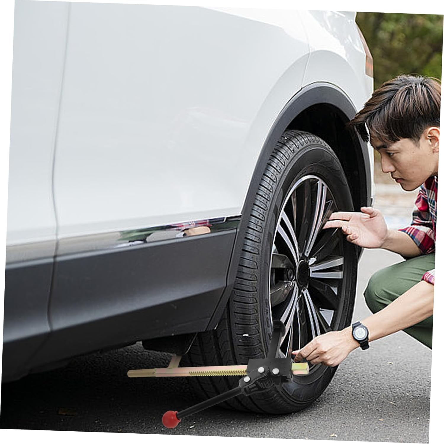 WEKADRIN Robust Tire Spreader for Truck Automotive Tyre Repair Expander Manual Hand Expander Tool Easy Tire Changing