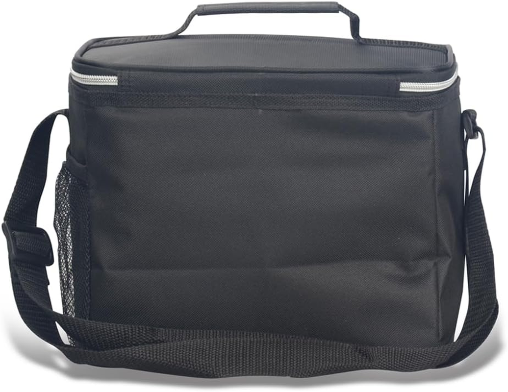 EAGLEMATE BPA Free Insulated Lunch Bag for Adults &ndash; Leakproof Thermal Lunch Box Tote with Shoulder Strap, Reusable Soft Cooler for Men Women Work School Picnic Office Travel (Black) - Gray image number 2